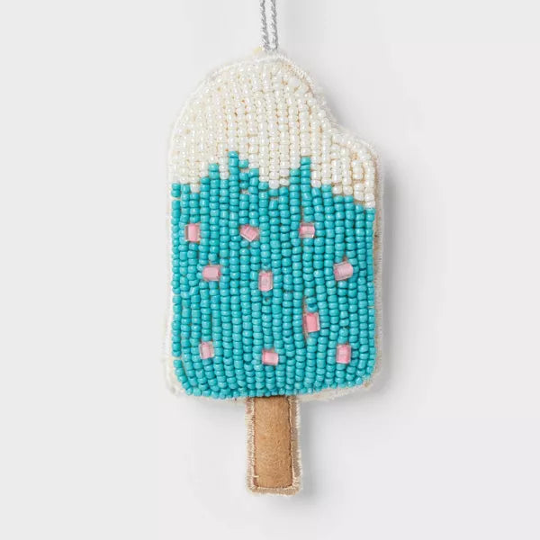 Adorno Navideño | Popsicle Blue/White