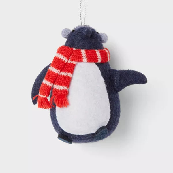 Adorno Navideño | Pingüino Bufanda Roja