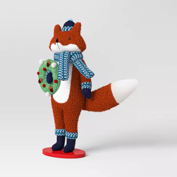 Fox with Garnald I Decoración Navideña