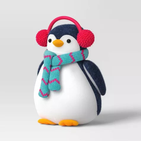 Peluche Pingüino Música I Decoración Navideña