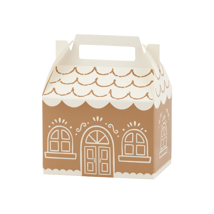 Gingerbread House Gable Treat Boxes | Cajas de Regalo