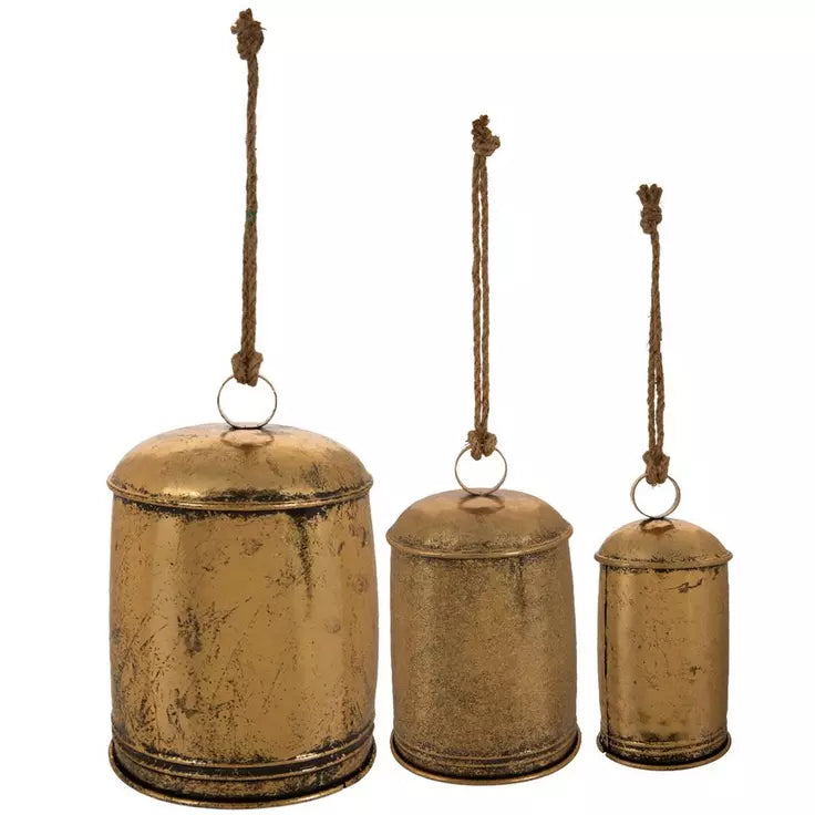 Small gold rustic bell | Campanas